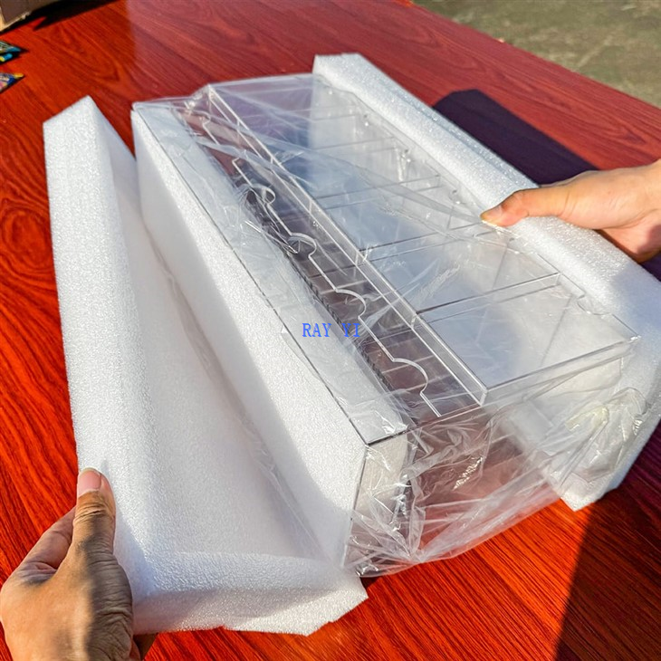 Acrylic 3 Slot Booster Pack Dispenser Acrylic 3 Slot Booster Pack Dispenser