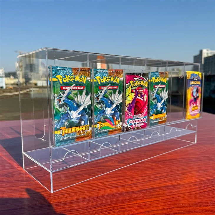 WOTC Pokemon Acrylic Blister Pack Display Case WOTC Pokemon Acrylic Blister Pack Display Case