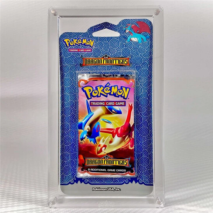 WOTC Pokemon Acrylic Blister Pack Display Case WOTC Pokemon Acrylic Blister Pack Display Case